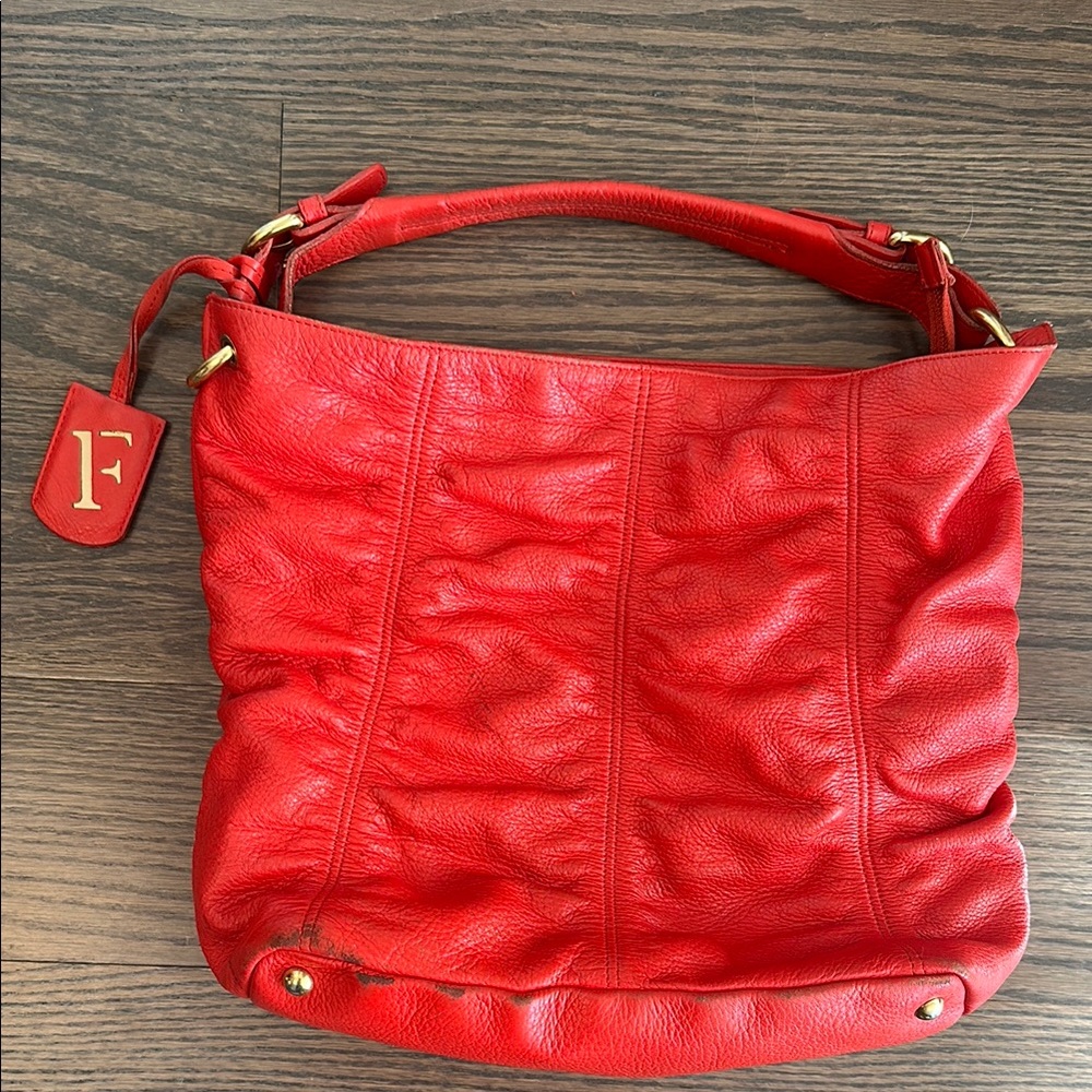 Furla Red Leather Women's Bag